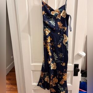 Hello Molly Floral Navy Dress